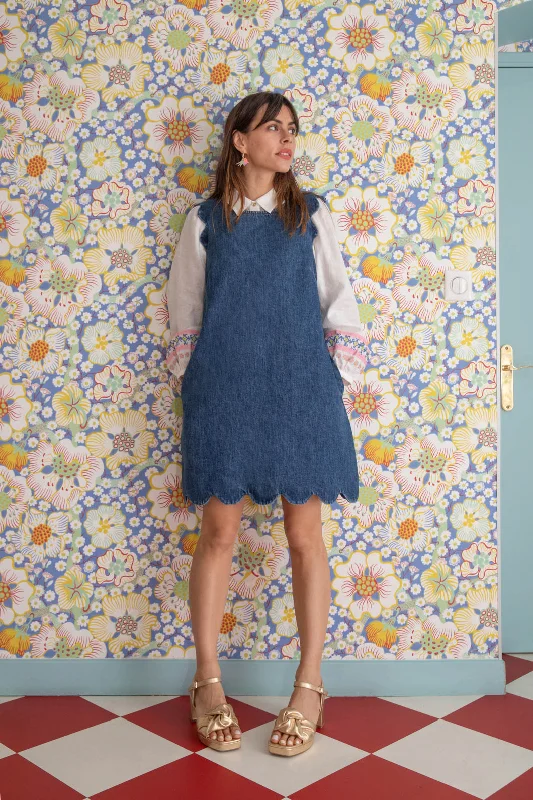 Peyton Petal Pinny Dress